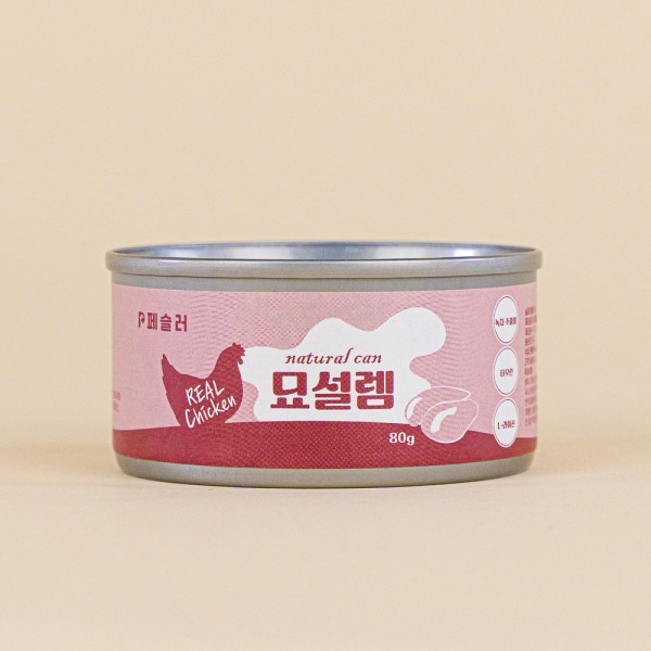 페오펫몰,[페슬러] 묘설렘 내추럴 캔 80g (3가지 맛)