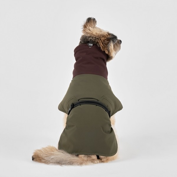 페오펫몰,페슬러 강아지 발열 히트패딩 카키