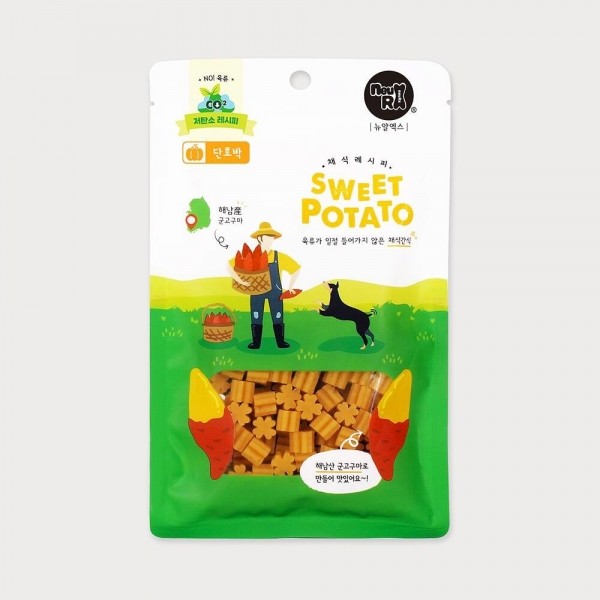 뉴알엑스 채식레시피 군고구마&단호박 100g [10%]