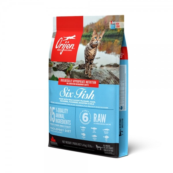 페오펫몰,[오리젠] 6 피쉬 캣 5.4kg