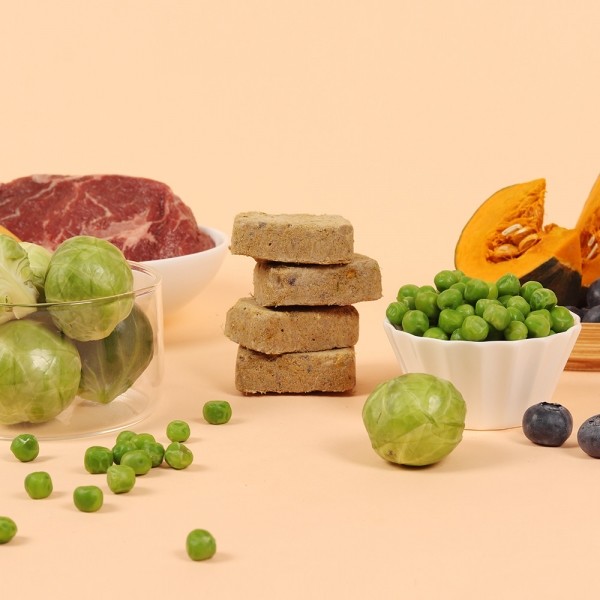 페오펫몰,[알로키친] 강아지 자연식 오메가비프 (소&오메가3) 16개입 (64g) #피부모질 #항산화