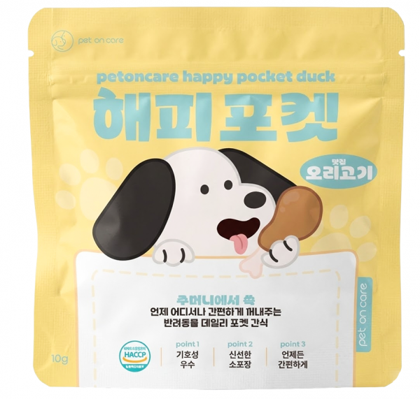페오펫몰,펫온케어 해피포켓 강아지간식 10개