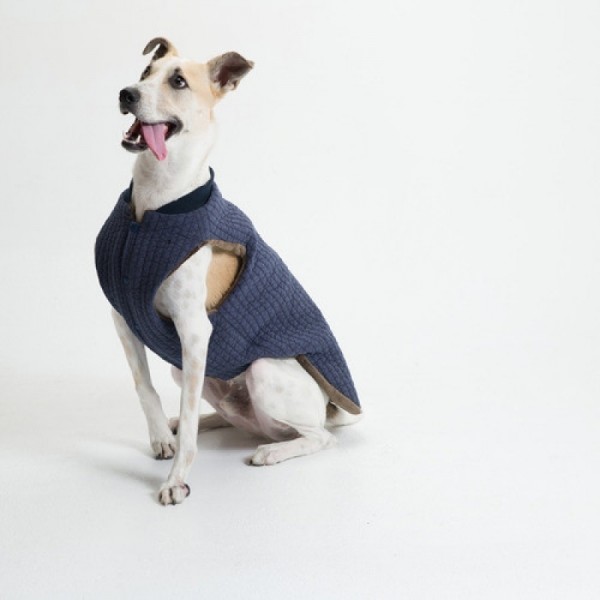 페오펫몰,러브핫핏 누빔 벨보아 패딩 베스트