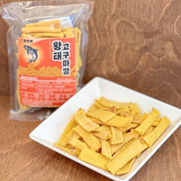 페오펫몰,바삭바삭 기호성 좋은 데일리 훈련용 간식 황태고구마깡