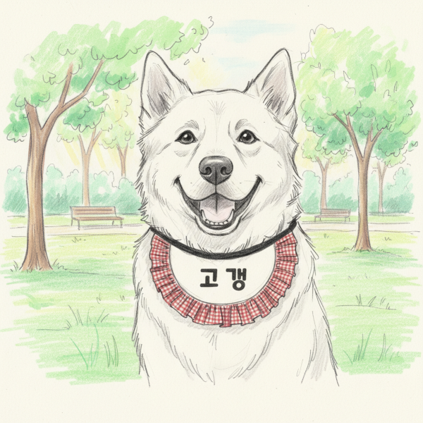 대형견 강아지 도그빕 애견 네임 턱받이 케이프 체크 대형견 핸드메이드 산책