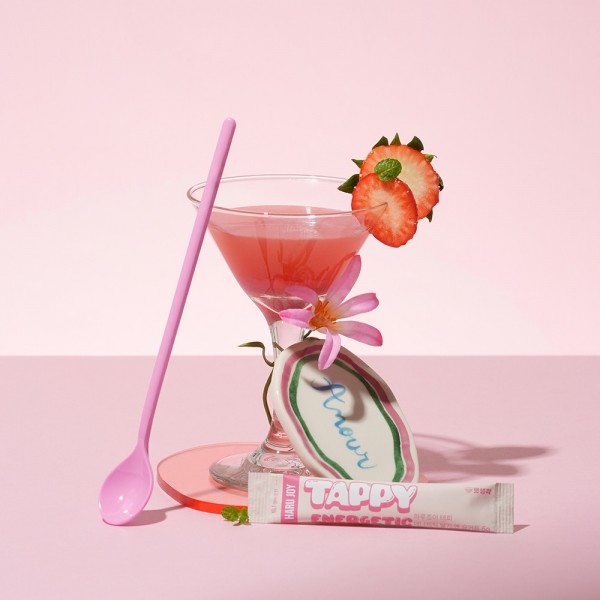 페오펫몰,펫생각 하루조이 테피 타먹는 강아지 비타민 딸기&요거트