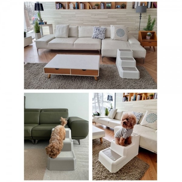 페오펫몰,하하펫 플라스틱 강아지계단 엔젤스텝