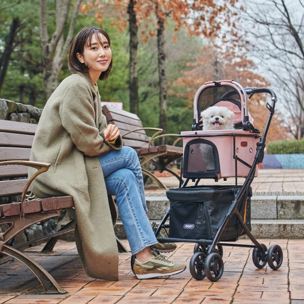 페오펫몰,페티코모 코지 트윈 반려동물 강아지유모차A2