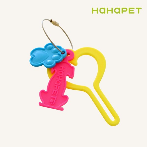 페오펫몰,하하펫 배변 봉투걸이 와이어 풉키링 랜덤