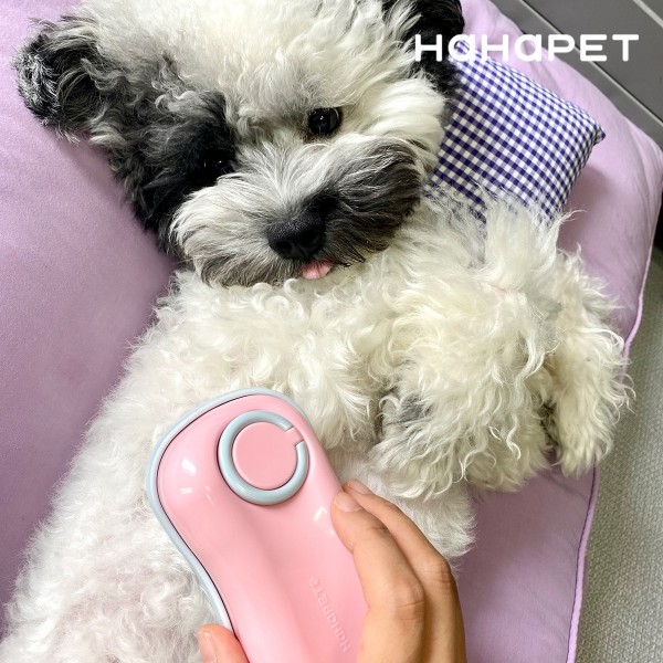 페오펫몰,하하펫 양면 소프트 강아지브러쉬 2colors