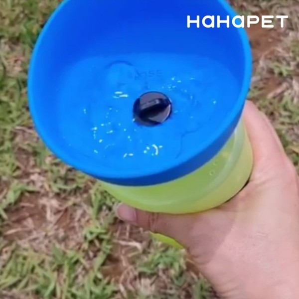 페오펫몰,하하펫 실리콘 강아지물통 산책물통