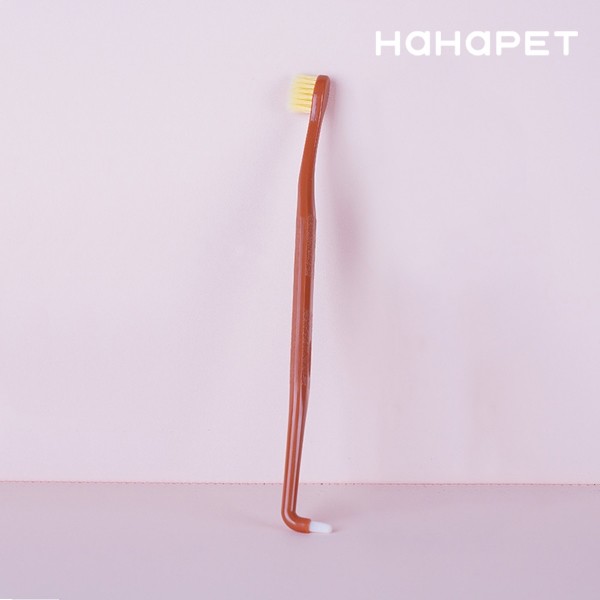 페오펫몰,하하펫 반려동물 듀얼모 강아지칫솔 2colors