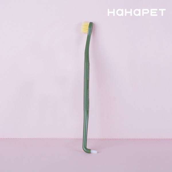 페오펫몰,하하펫 반려동물 듀얼모 강아지칫솔 2colors