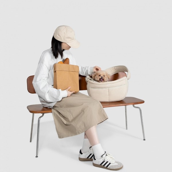페오펫몰,로띠에 하이드림 컴포트 슬링백 강아지 고양이 애견 앞가방 이동가방