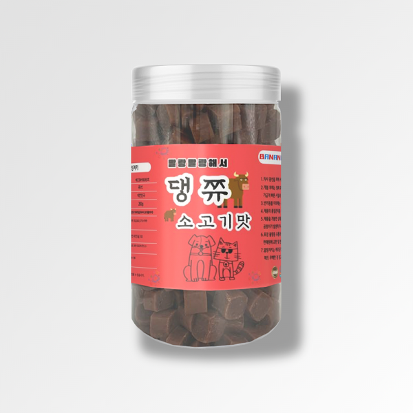페오펫몰,[리뉴얼 중]바나나시 댕쮸 소고기맛 200g