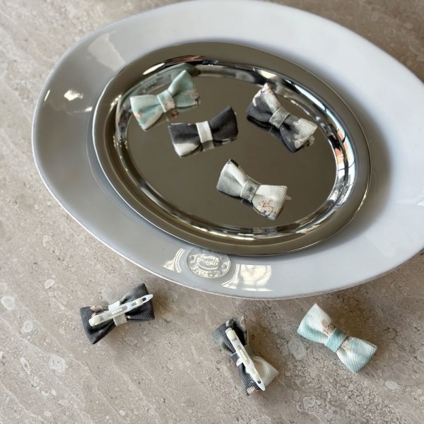 디어아지 리본 삔 미니 똑딱 핀 악세사리