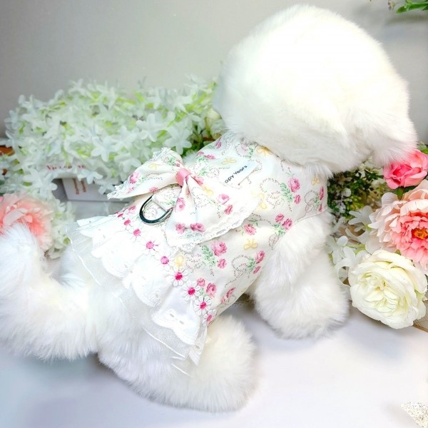 페오펫몰,[꽃길특가]꽃놀이 하네스,강아지하네스,애견의류