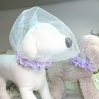 [꽃길특가]헤드매쉬 핑크레이스,강아지산책 얼굴보호 망사커버, 강아지페이스커버