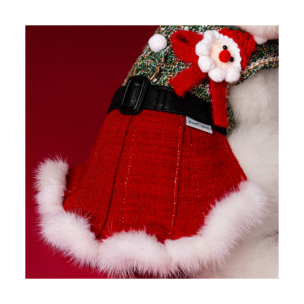 페오펫몰,Santa Harness Dress 산타하네스 드레스