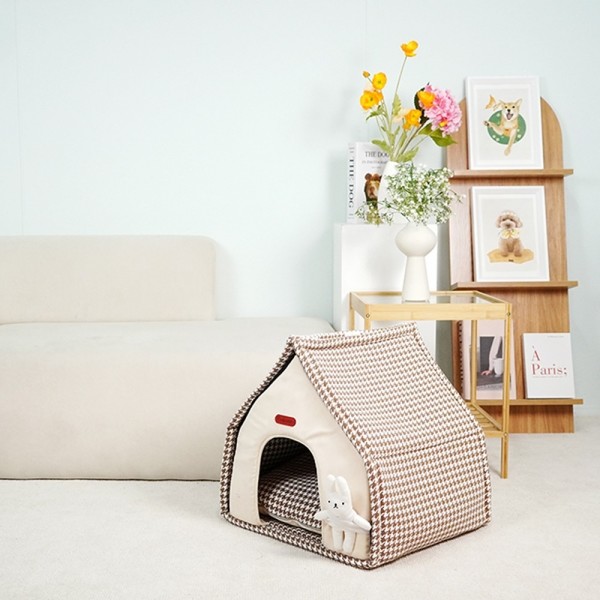 페오펫몰,개과천선 체스트 강아지 하우스 토끼 인형 세트