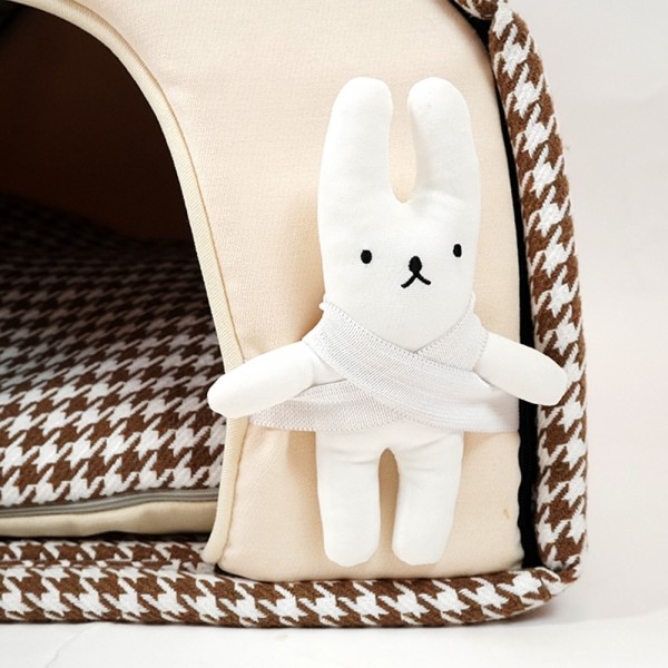 페오펫몰,개과천선 체스트 강아지 하우스 토끼 인형 세트