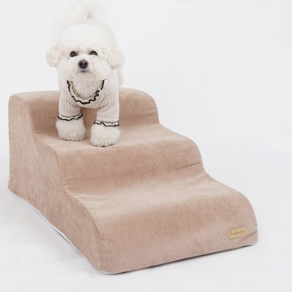 페오펫몰,개과천선 플로랄 펫스텝 강아지 계단