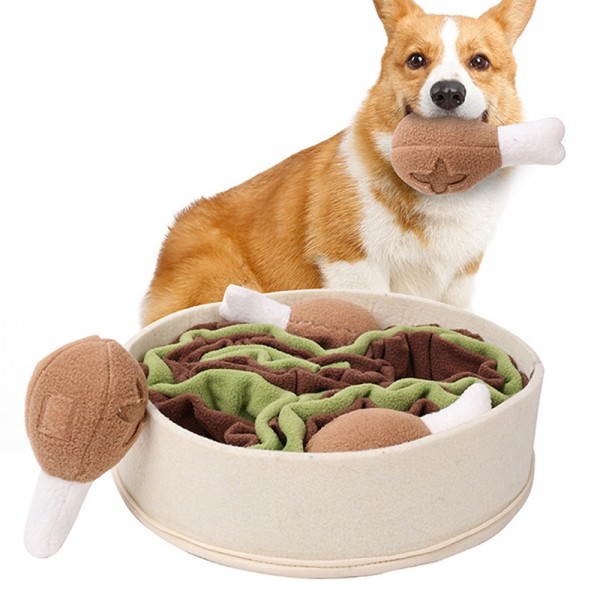 페오펫몰,개과천선 후라이 노즈워크 강아지 장난감