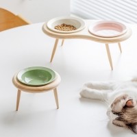 개과천선 우든볼 세라믹 반려동물 식기