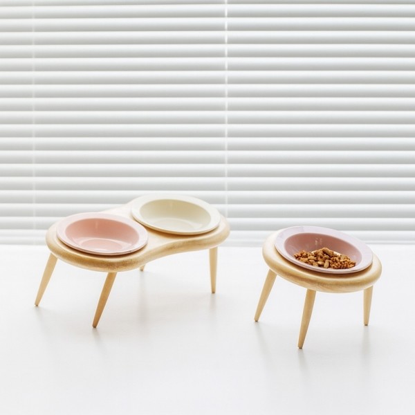 페오펫몰,개과천선 우든볼 세라믹 반려동물 식기