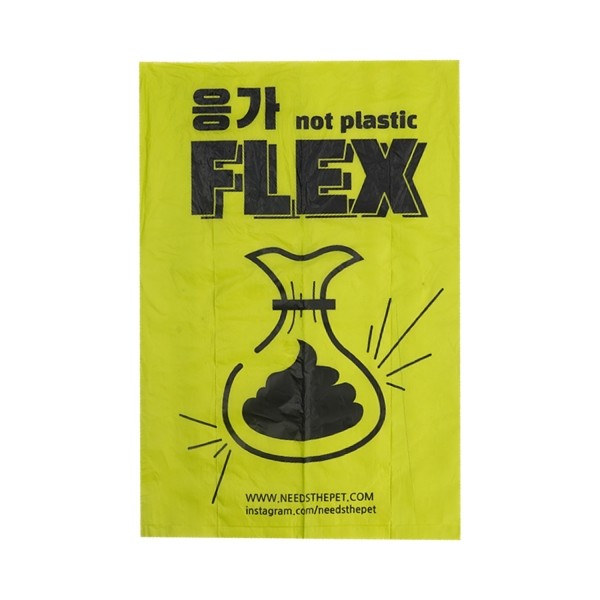 페오펫몰,니즈더펫 친환경 생분해 푸푸백 응가플렉스 강아지 배변봉투 라벤더향 10롤 150매