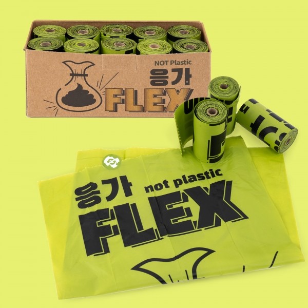 페오펫몰,니즈더펫 친환경 생분해 푸푸백 응가플렉스 강아지 배변봉투 라벤더향 10롤 150매