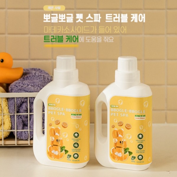 페오펫몰,크르릉마켓 뽀글뽀글 뽀뽀스파 트러블케어 레몬 500g [최저가]