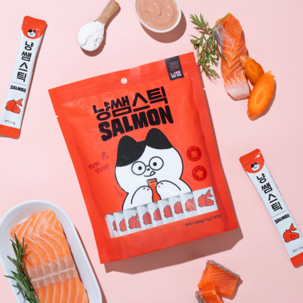 페오펫몰,[핏펫] 냥쌤 냥쌤스틱 고양이츄르 대용량 가성비 습식 간식 (11g*30ea) 3종 택 1