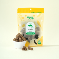 바야 동결건조간식 캥거루 트릿 80g 강아지 고양이큐브 영양간식