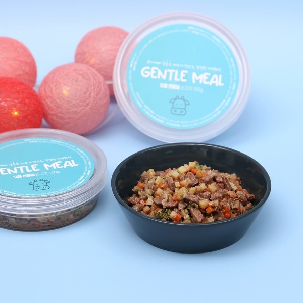 페오펫몰,[오플][꽃길특가] 강아지수제화식 젠틀밀 100g 4종체험팩