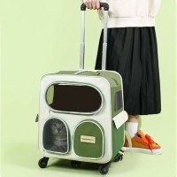 딩동펫 반려동물 미요 메쉬 백팩 이동가방 캐리어 세트