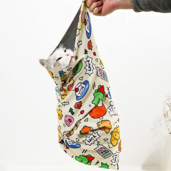 페오펫몰,딩동펫 고양이 할큄방지 자가접착 그루밍 랩 담요