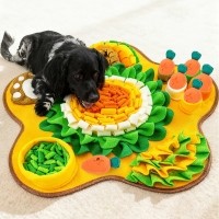 딩동펫 강아지 플라워 당근밭 노즈워크 매트