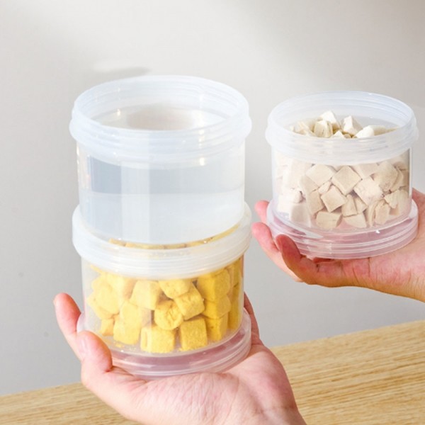 페오펫몰,딩동펫 반려동물 프리미엄 멀티 휴대용 3단 사료 간식통