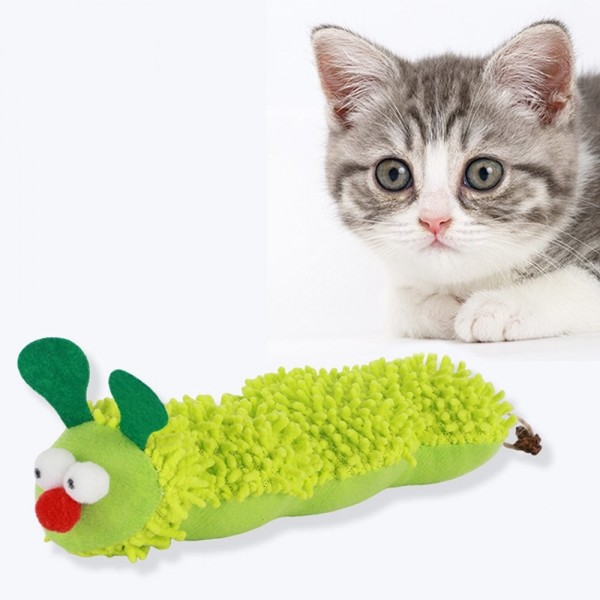 페오펫몰,딩동펫 고양이 캣닢 꼬불꼬불 애벌레 애착인형